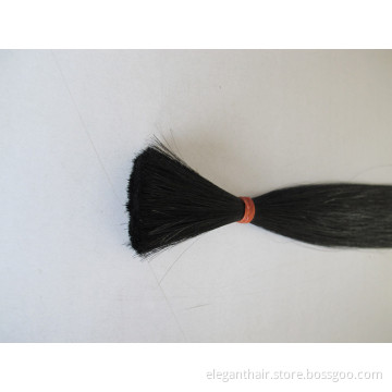 Popular 100% Human Hair Real Remy Bulk Hair Extension Silky Straight 16" Black Color